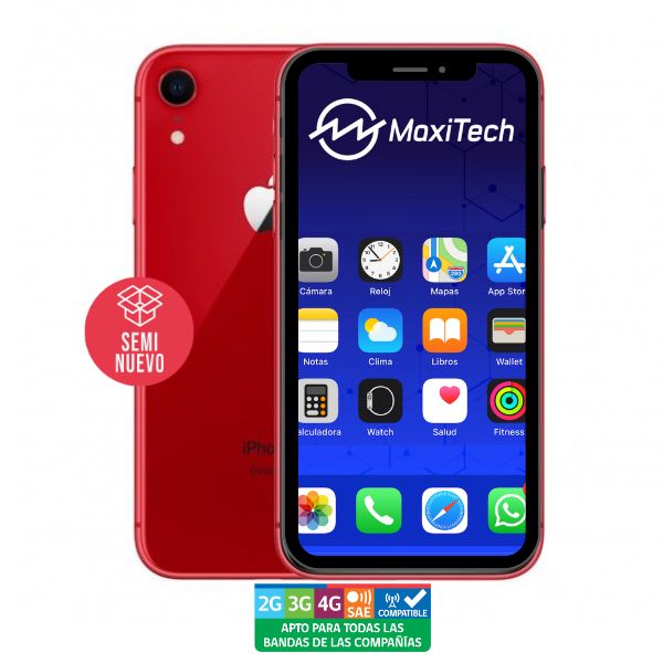 iPhone XR 64 GB Red semiNuevo