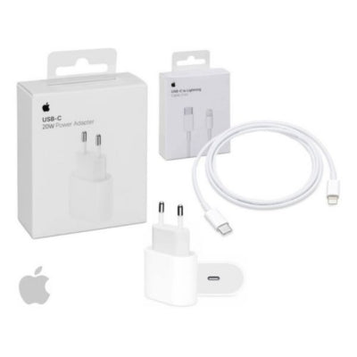 Cargador Apple 20w iPhone Carga Rápida con Usb-c A Lightning | Nuevo