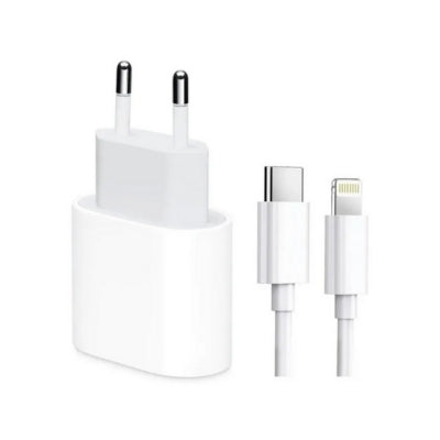 Cargador Apple 20w iPhone Carga Rápida con Usb-c A Lightning | Nuevo