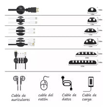 Cargar imagen en el visor de la galería, Kit Organizador De Gestión De Cables De 204 Piezas
