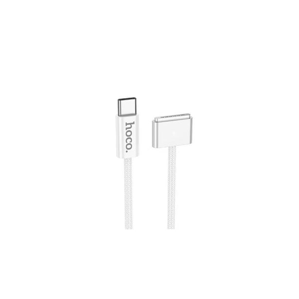 Cable Hoco De Carga Magnético Type-c A Mag3 140W blanco 2M HOCO X103