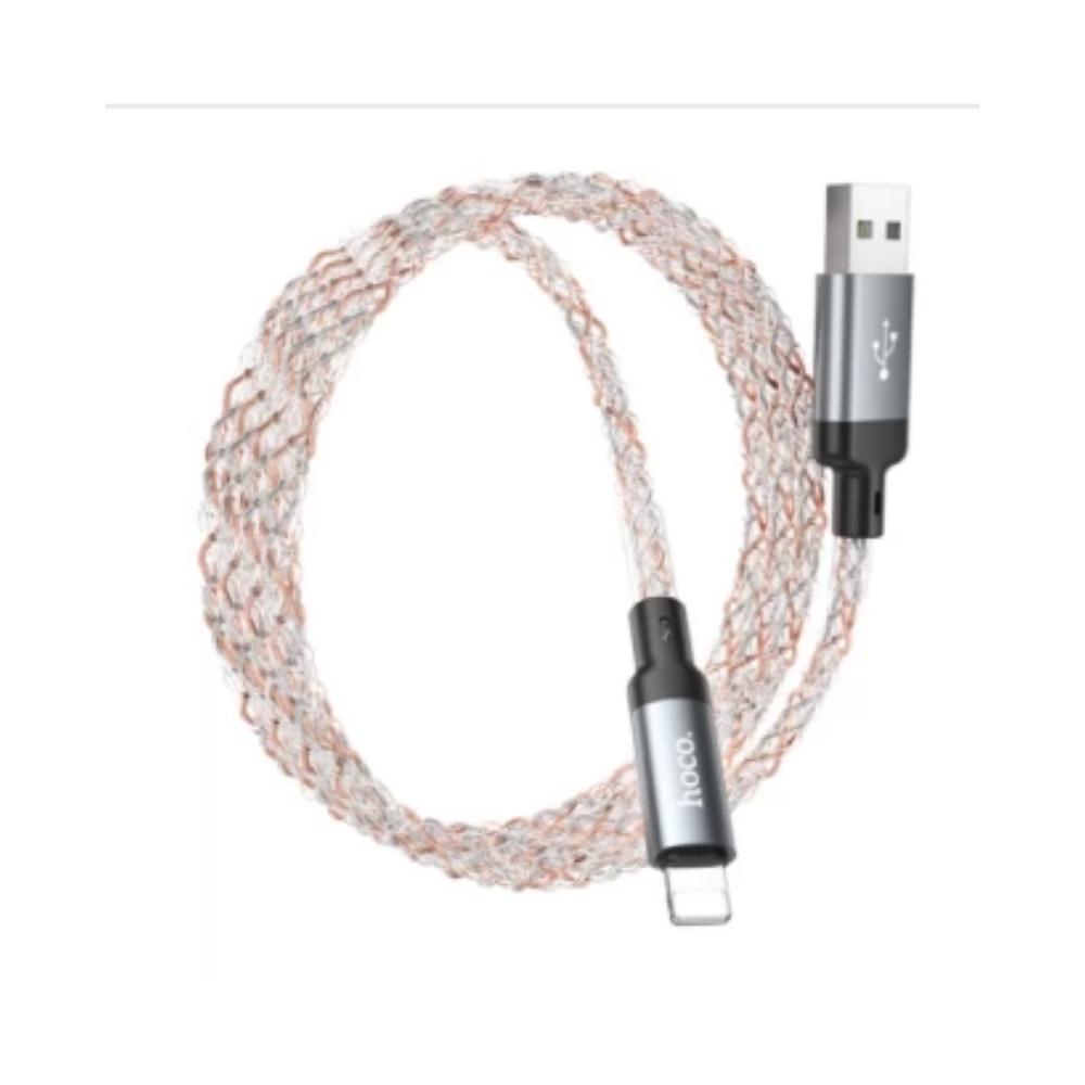 Cable USB a Lightning HOCO U112 RGB de 1M