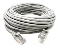 Cable Utp Cat 5e Rj45 Armado 20 Metros Gris