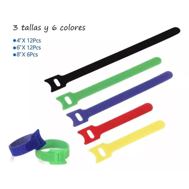 Kit Organizador De Gestión De Cables De 204 Piezas