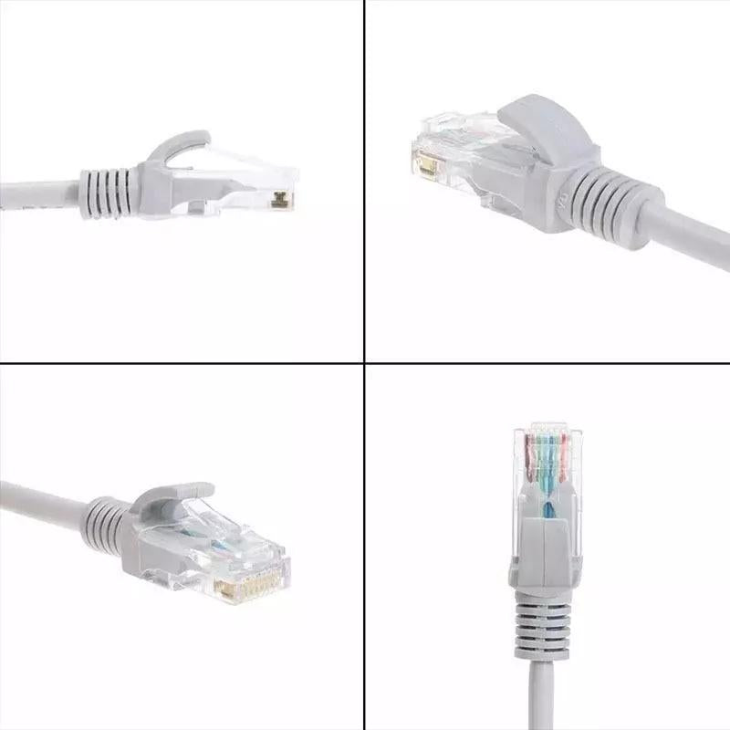 Cable Utp Cat 5e Rj45 Armado 20 Metros Gris