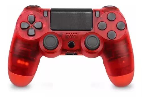 Joystick Inalámbrico Para Ps4 Transparente rojo Doubleshock