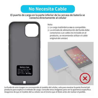 Carcasa Cargador Batería Para Samsung Note 10 ,5000mah