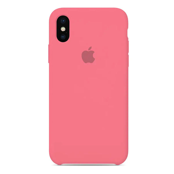 Carcasa Silicona iPhone XS Max Rosa | NUEVO