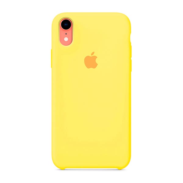 Carcasa Silicona iPhone XR Amarillo | NUEVO