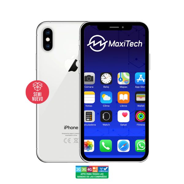 iPhone X 256 GB Silver Seminuevo